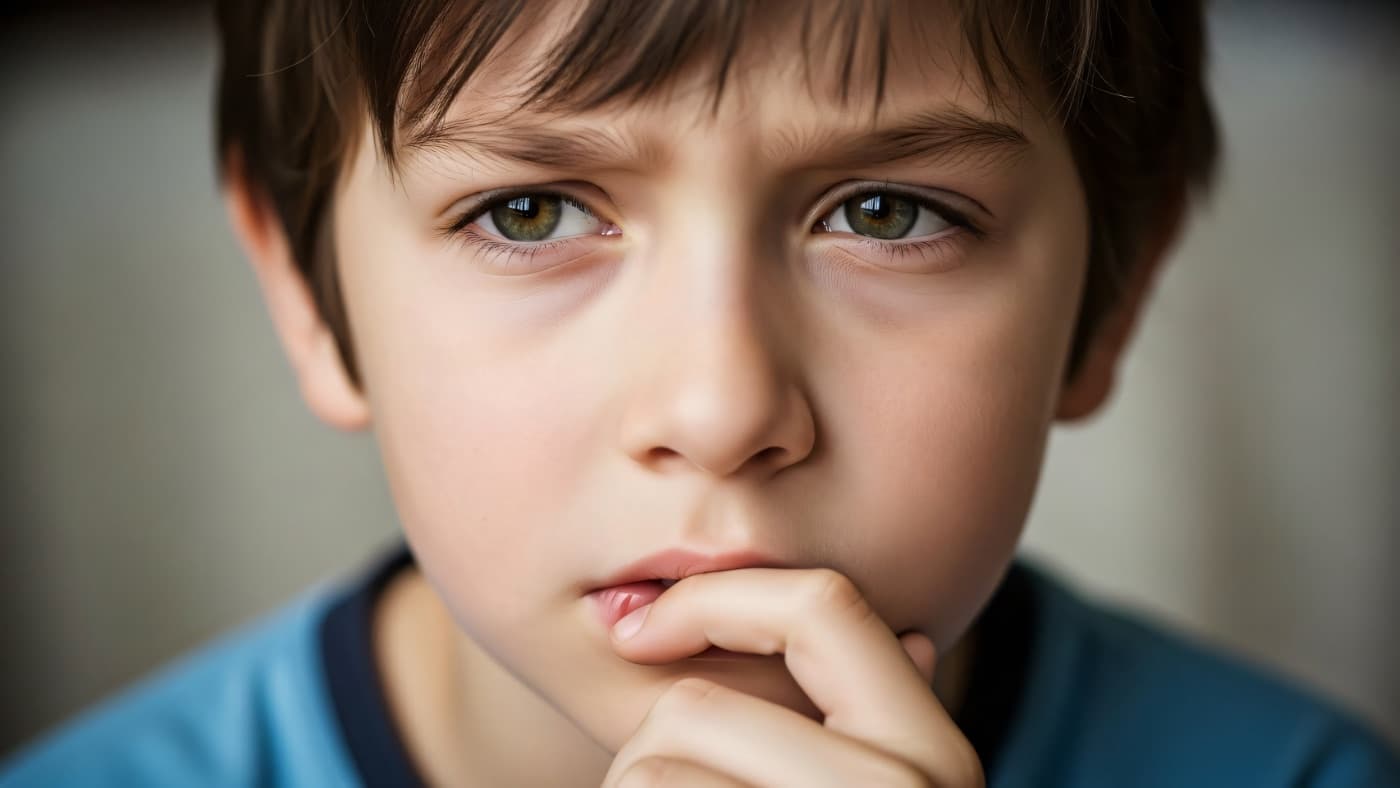 Nachdenklicher junger Mensch – Symbol für die Kinder und Jugendlichen in der neuen Intensivwohngruppe in Wetzlar